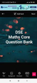 DSE Maths F4-6 Question bank
