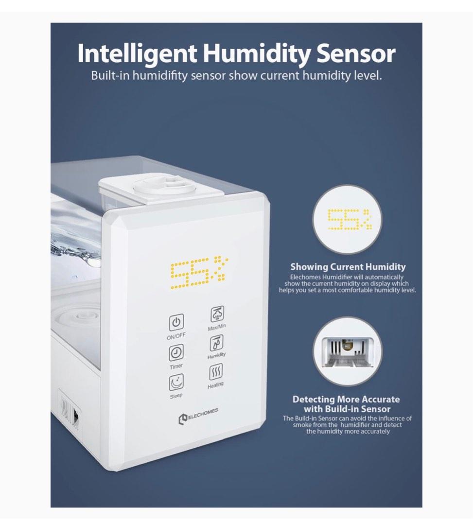 Air Humidifier 4.5L 2-in-1 Cool &amp; Warm Mist Humidifier