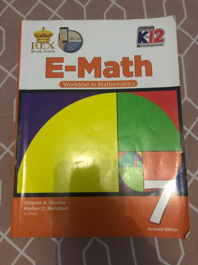 e-math-7-grade-7-textbook-hobbies-toys-books-magazines-textbooks-on-carousell