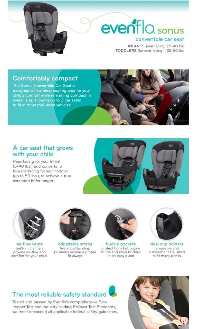Evenflo Sonus Convertible Car Seat