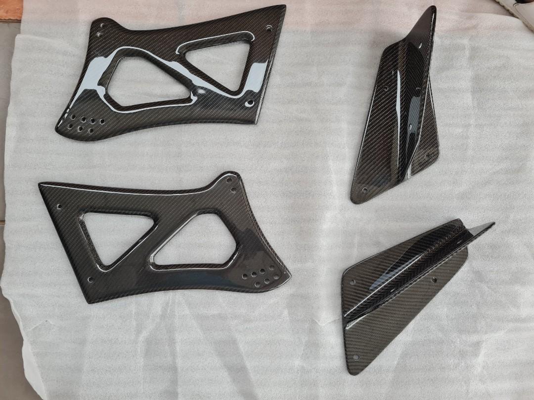 Evo x GT wing stand / base plate, Car Accessories, Accessories on Carousell