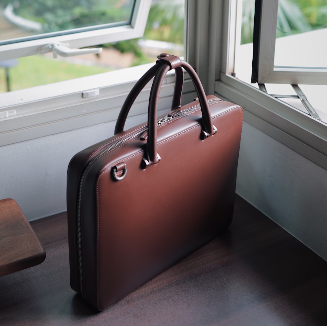 Faire leather briefcase cheap