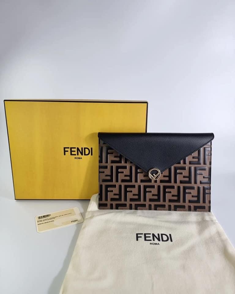 Fendi clutch, Luxury, Bags & Wallets on Carousell