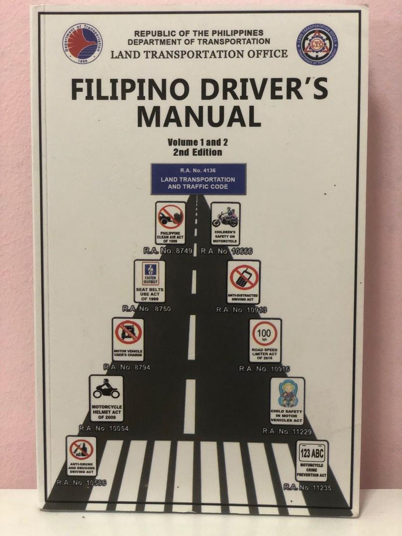 Filipino Driver's Manual, Hobbies & Toys, Books & Magazines, Textbooks