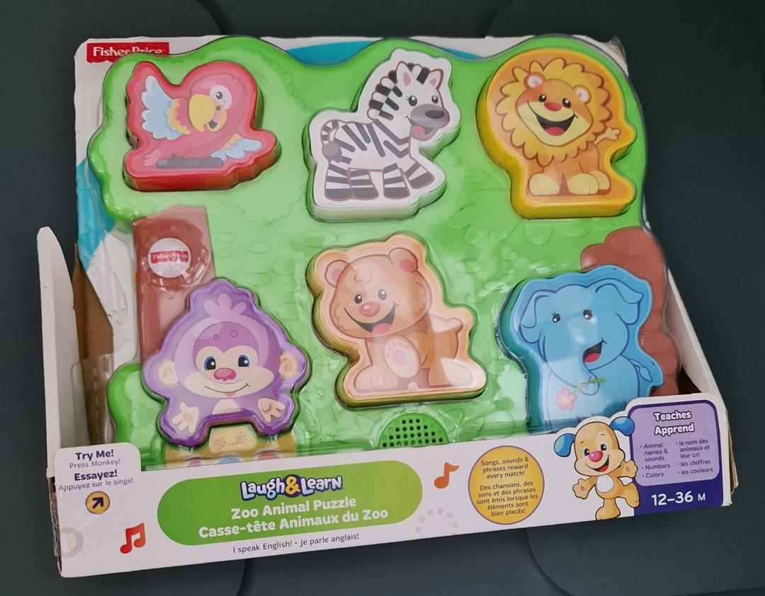 Laugh and learn zoo animal puzzle deals