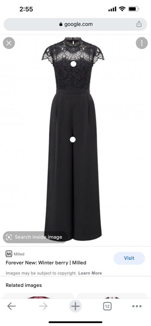 Leona lace deals wide leg jumpsuit