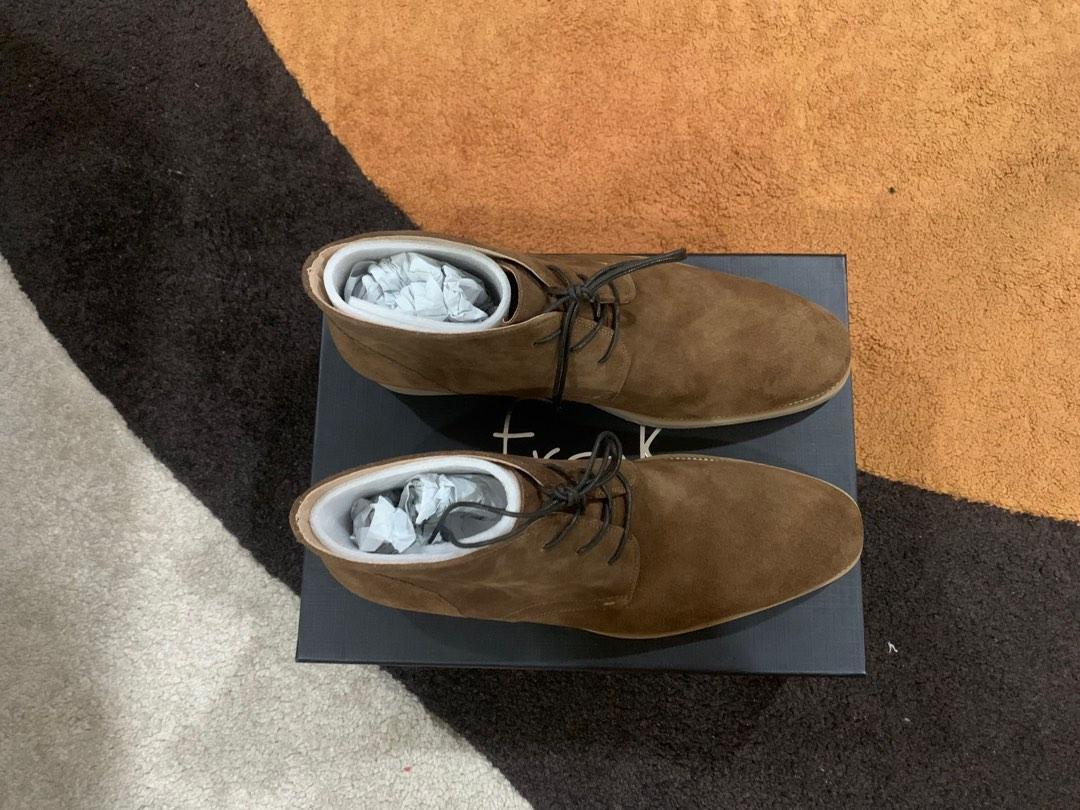 Frank Thompson Chukka Boot (Coffee) EU 43 (Category: Boots) located in Quezon City. Submitted by fortunreason (Listing ID 1182873162, Image 3). Description: FOR SALE: Frank Thompson Chukka Boot (Coffee) EU 43 Size: EU 43 (I wear a 9.5 and this pair is around 1-1.5 inches big on me. This could fit at US 10.5-11 mens) Rfs: too big Condition: Brand new and fitted only. Complete with box and receipt of the product Bought from Traffic Footwear website