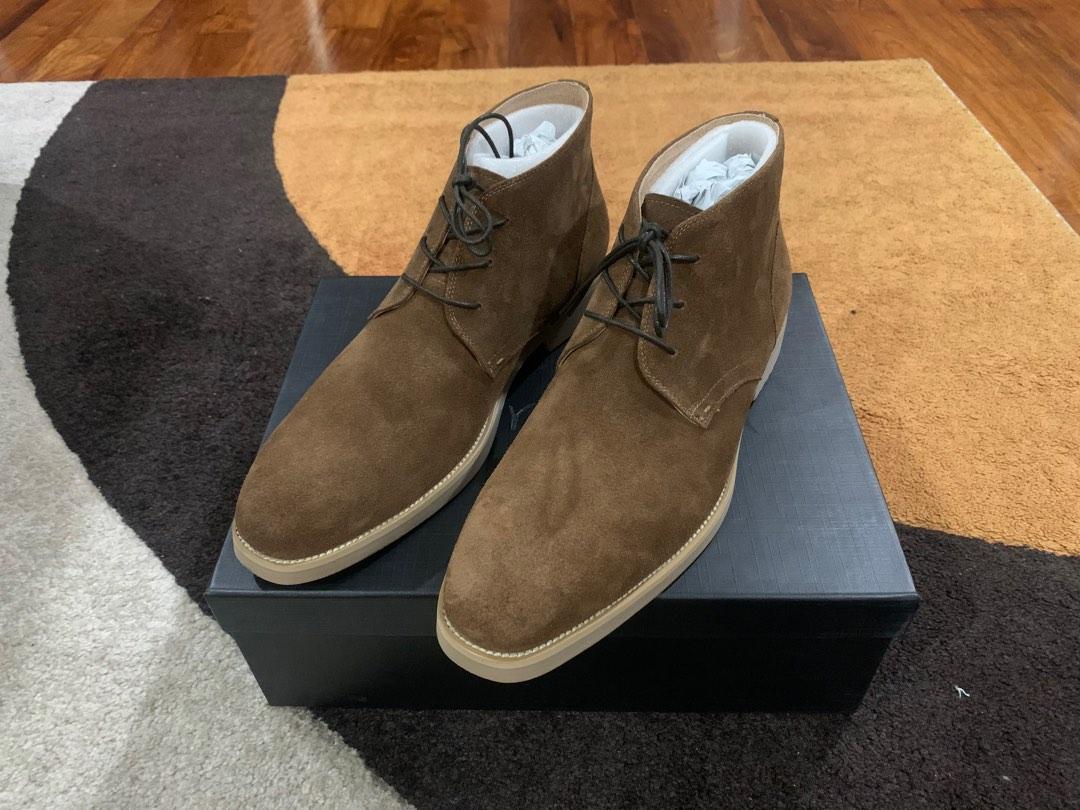 Frank Thompson Chukka Boot (Coffee) EU 43 (Category: Boots) located in Quezon City. Submitted by fortunreason (Listing ID 1182873162, Image 1). Description: FOR SALE: Frank Thompson Chukka Boot (Coffee) EU 43 Size: EU 43 (I wear a 9.5 and this pair is around 1-1.5 inches big on me. This could fit at US 10.5-11 mens) Rfs: too big Condition: Brand new and fitted only. Complete with box and receipt of the product Bought from Traffic Footwear website