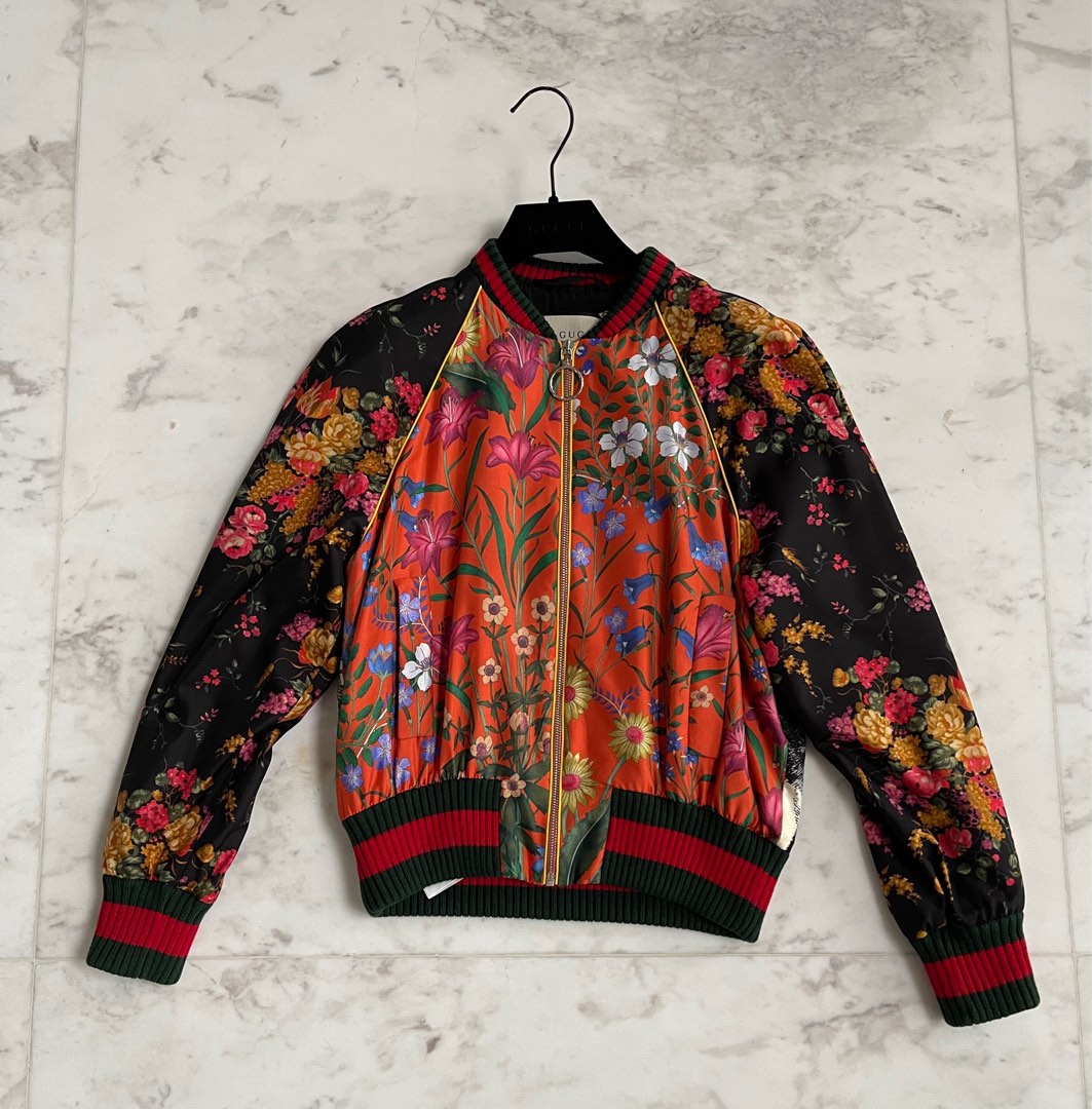 Gucci loved bomber jacket hotsell