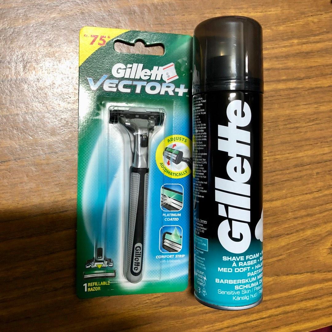 Gillette Razor Icon Gillette razor and shaving foam, Beauty & Personal Care, Hair on Carousell