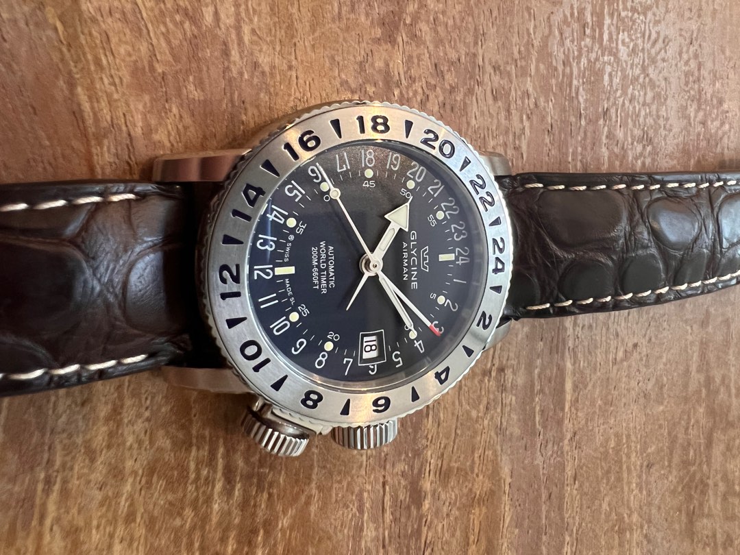 Glycine airman 18 lug to lug sale