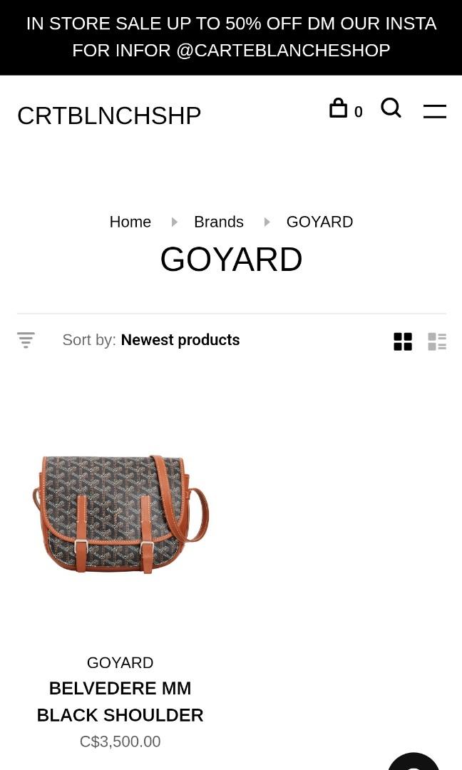 Goyard sling (Category: Luxury Bags & Wallets) located in Cavite. Submitted by ohmie23 (Listing ID 1182891740, Image 2). Description: Goyard sling from japan no issue.
