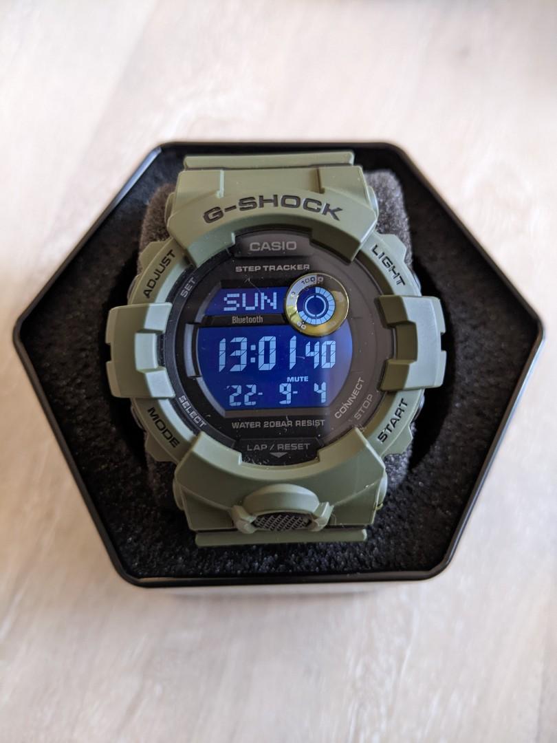 G Shock GBD 800UC 3ER Green Military FREE GIFTS