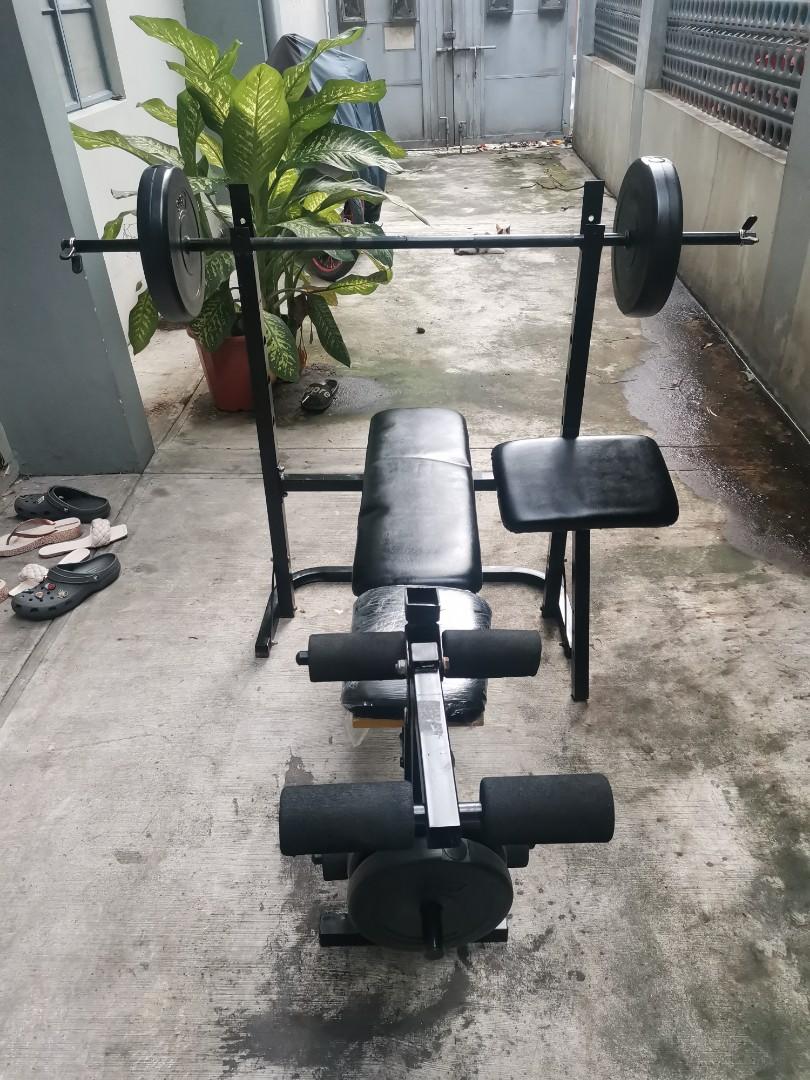 Used weight bench set for sale online