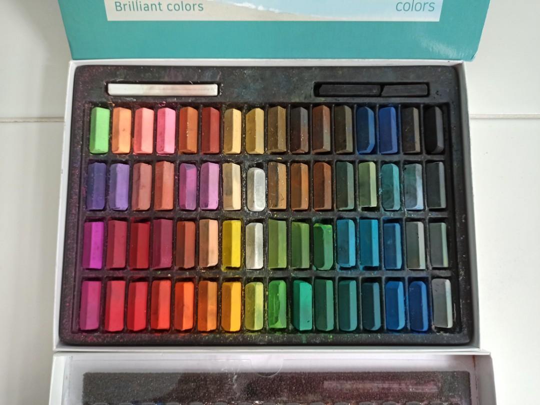 HA SHI (64 Colors) Non Toxic Soft Pastels Set for Professional - Square  Chalk pastel Assorted Colors