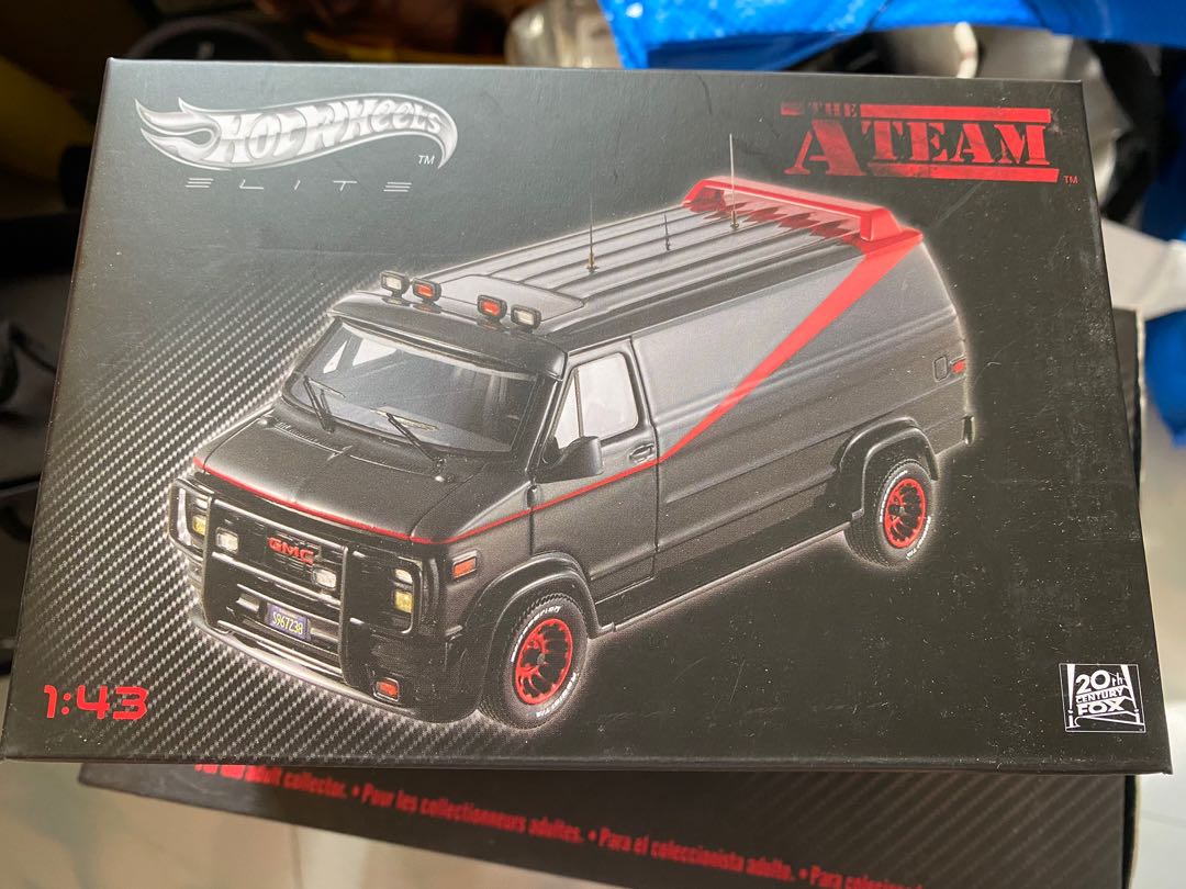 Hot wheels a team van hot sale 1 18
