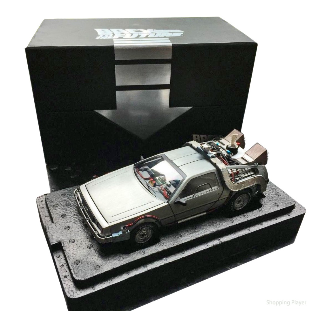 Hot Wheels Hotwheels 1 18 Elite Back To The Future Delorean Time