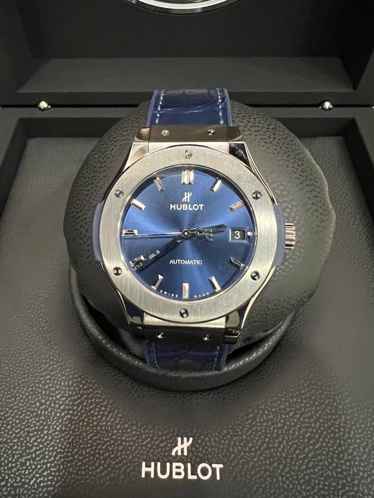 Hublot classic store fusion 38mm blue