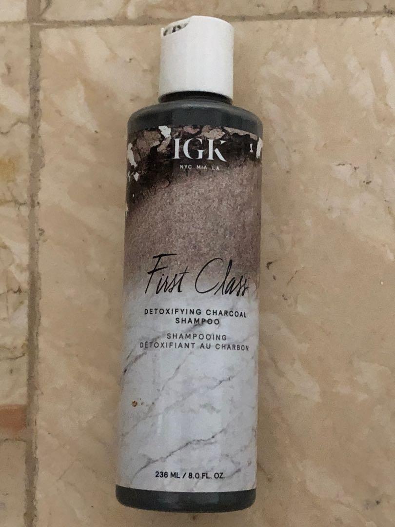 IGK first class detoxifying charcoal shampoo, Beauty & Personal Care