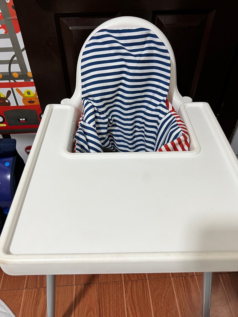 Ikea Antilop High Chair with Inflatable Cushion + Cover, Babies & Kids