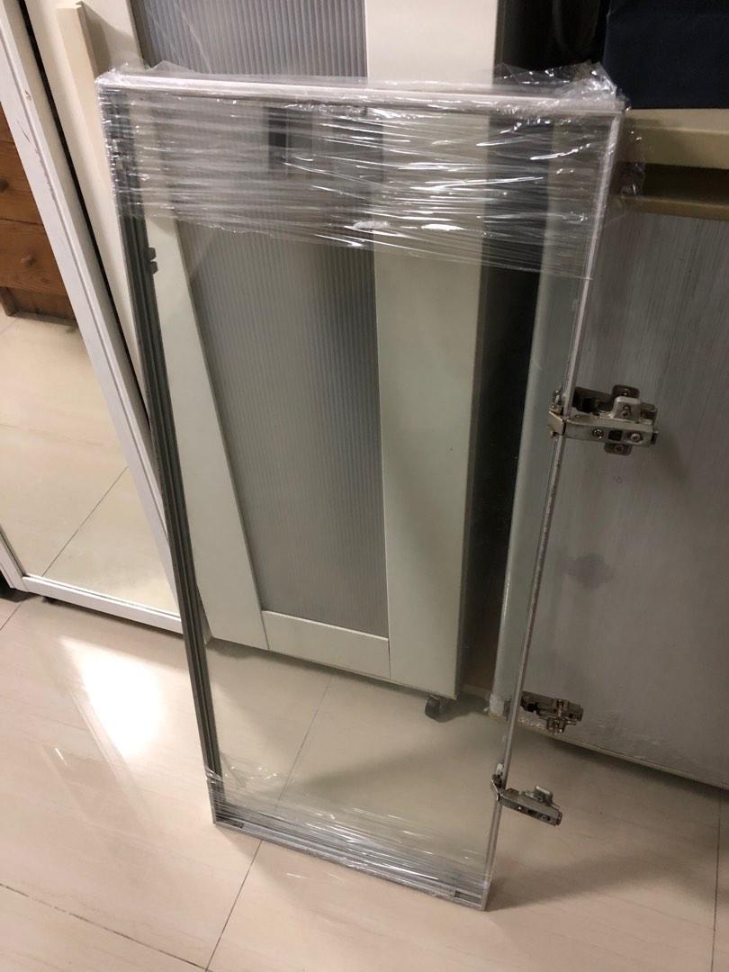 Ikea billy shelf glass doors, Furniture & Home Living, Furniture