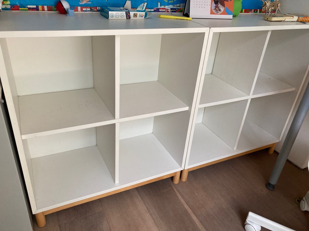 IKEA Eket shelves with legs, Furniture & Home Living, Furniture, Shelves, & Racks on