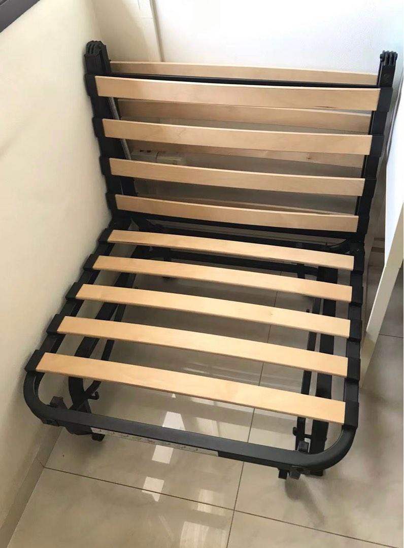 IKEA foldable bed frame, Furniture & Home Living, Furniture, Bed Frames