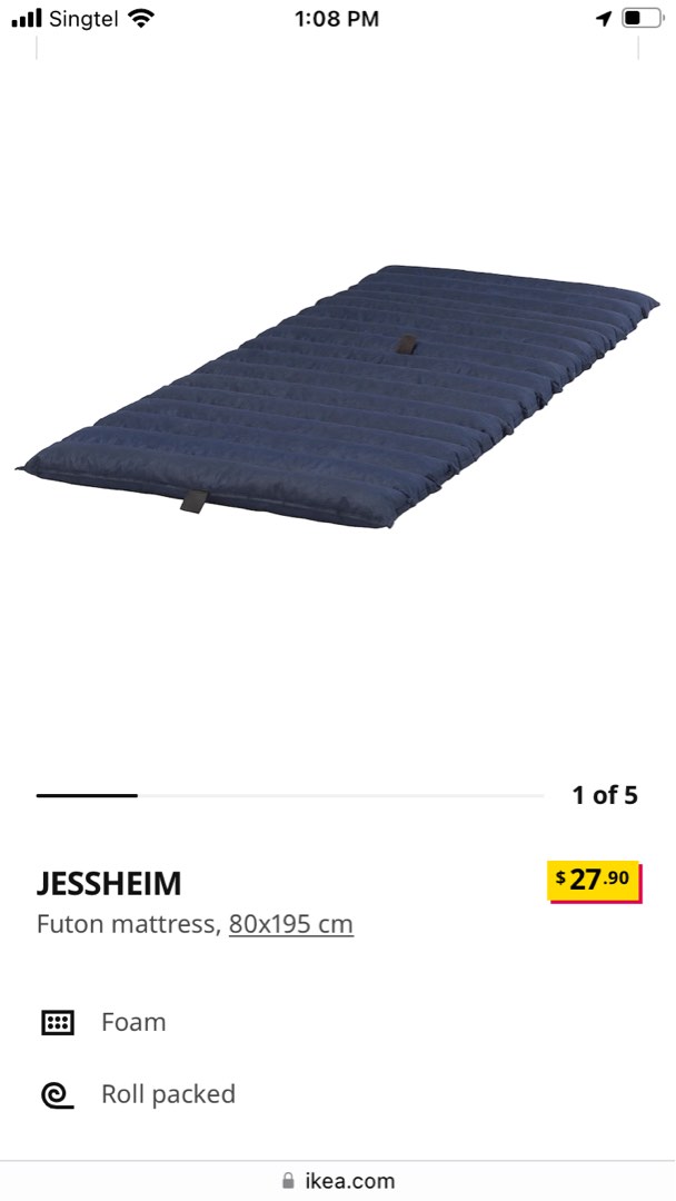 Ikea folding mattress furniture home living bedding towels on
