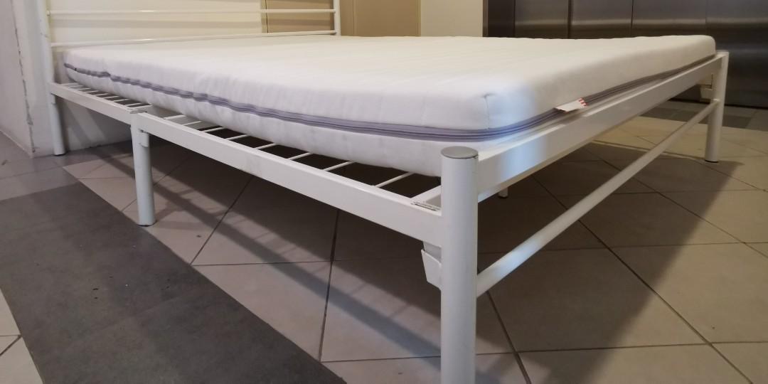 Ikea Queen Mattress Malfors, Furniture & Home Living, Furniture, Bed