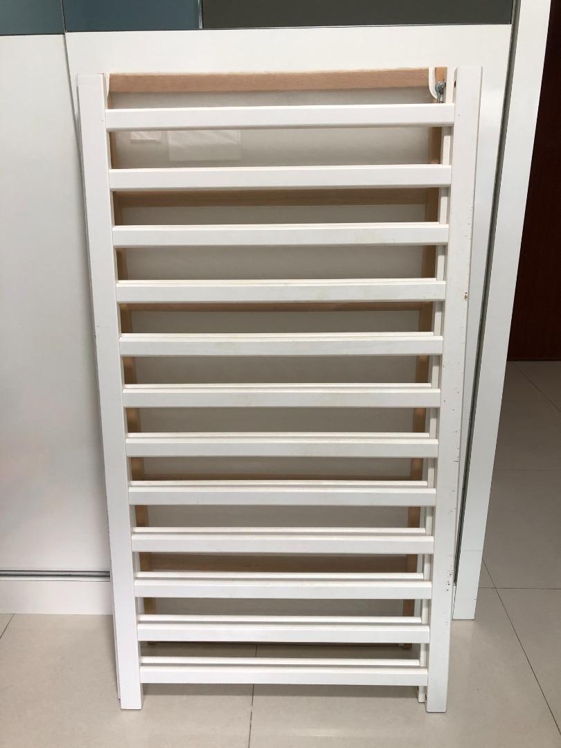 IKEA Sundvik Cot with Vyssa Spring Mattress and Sheets, Babies & Kids