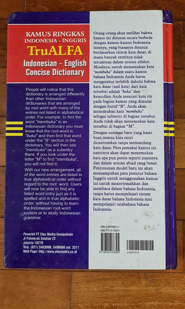 Indonesian - English Dictionary, Hobbies & Toys, Books & Magazines