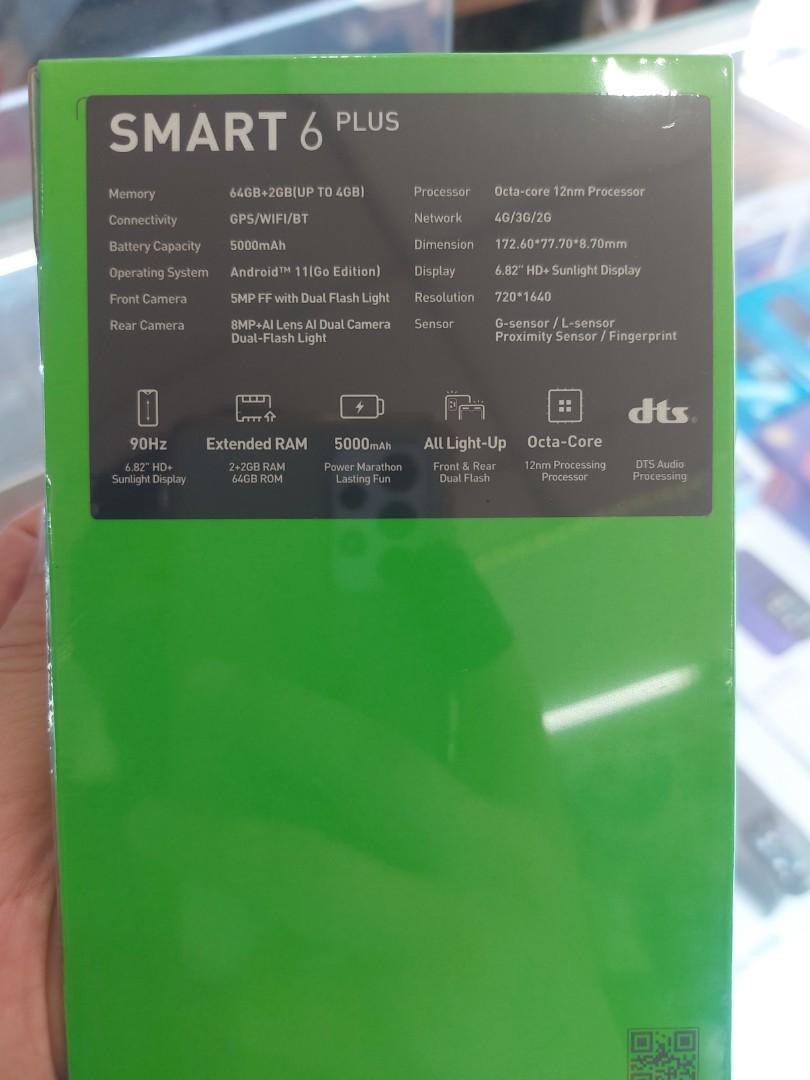 INFINIX Smart 6 Plus 2 2gb Ram 64gb Rom Mobile Phones Gadgets melhor-leil-es-vw-fox-1-6-plus