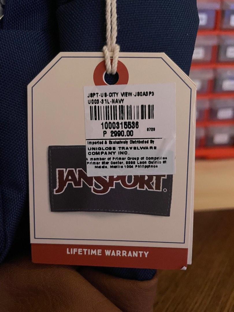 JanSport City View Navy Backpack, Men's Fashion, Bags, Backpacks on