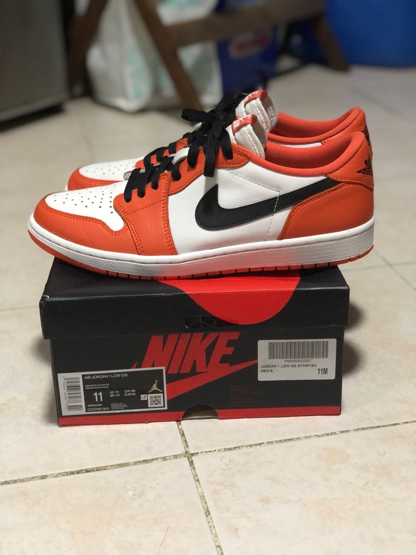 jordan1 low starfish