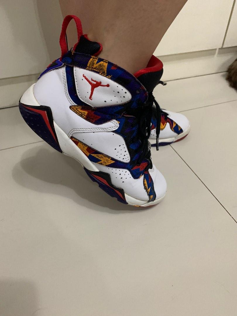 Jordan 7 nothing sales but net on feet