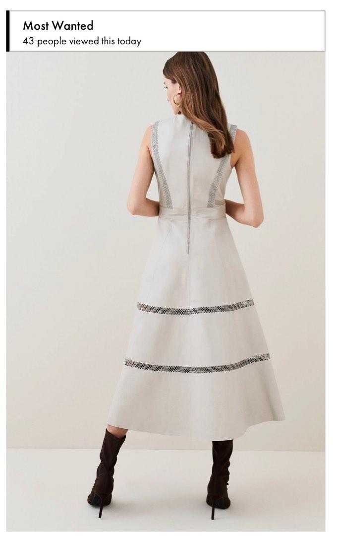 Karen millen cheap leather dress