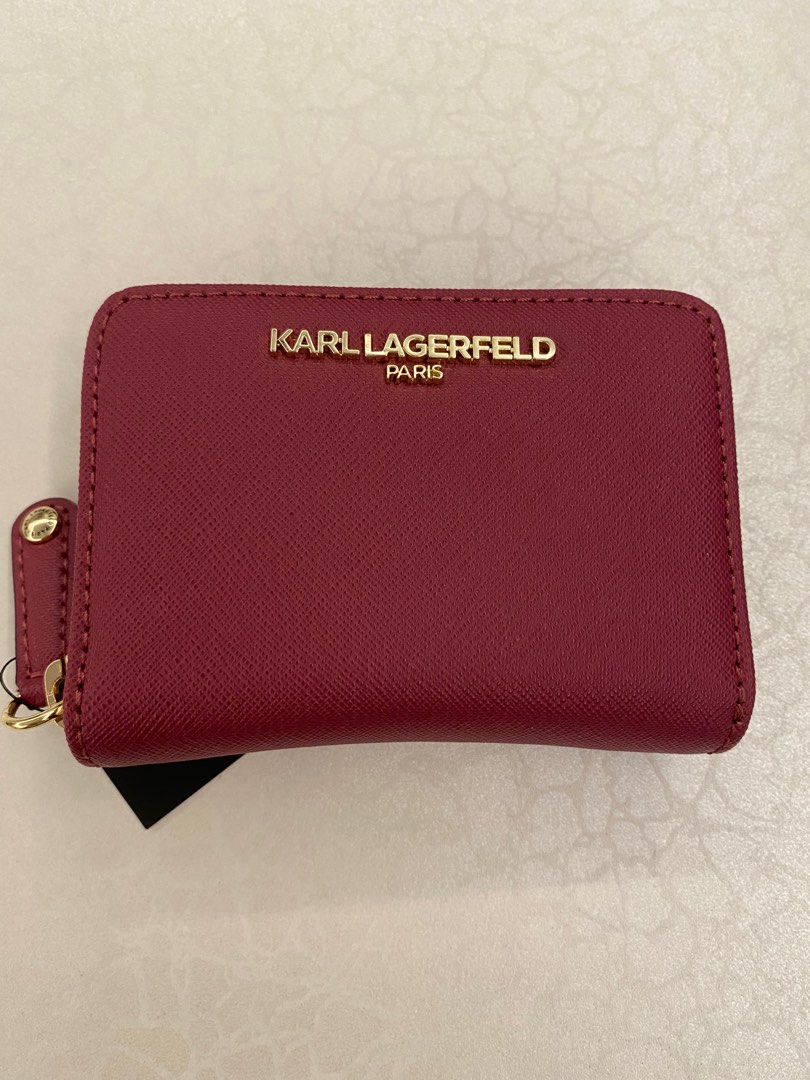 Karl Lagerfeld card holder wallet, Women's Fashion, Bags & Wallets