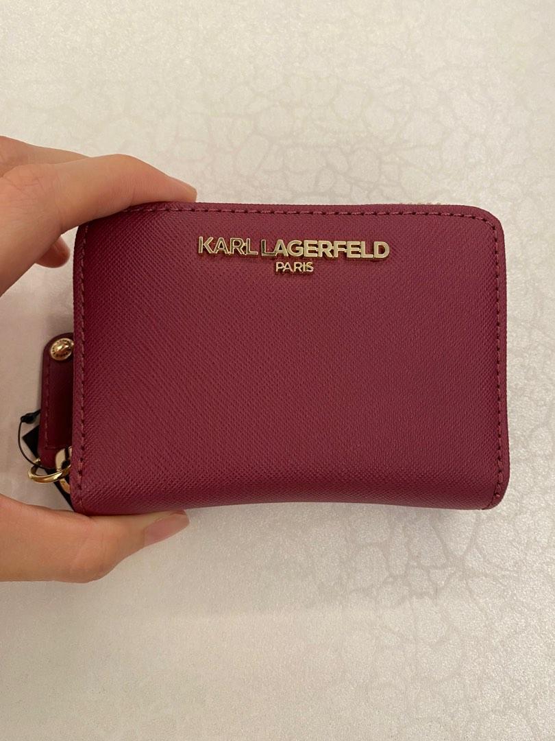 Karl Lagerfeld card holder wallet, Women's Fashion, Bags & Wallets
