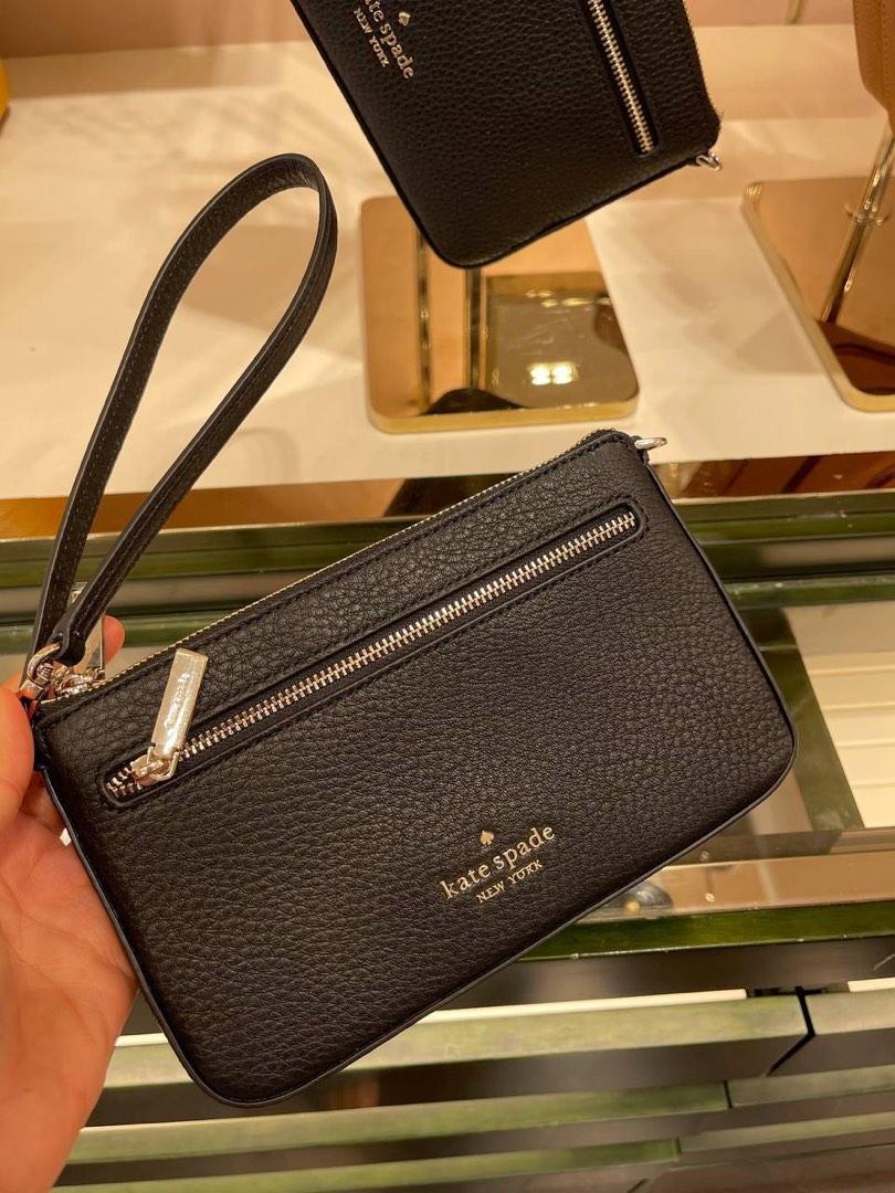 Kate spade leather wristlet sales
