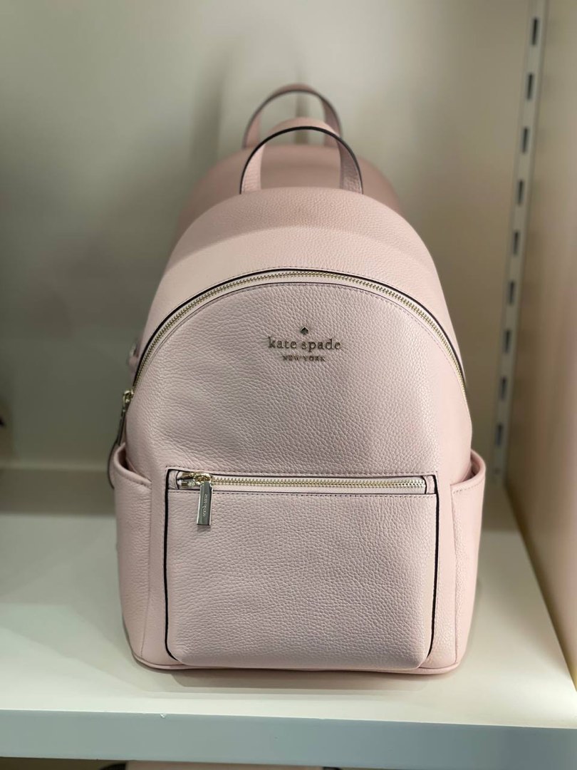 Kate Spade Leila Medium Dome Backpack in Rose Smoke, Luxury, Bags & Wallets  on Carousell