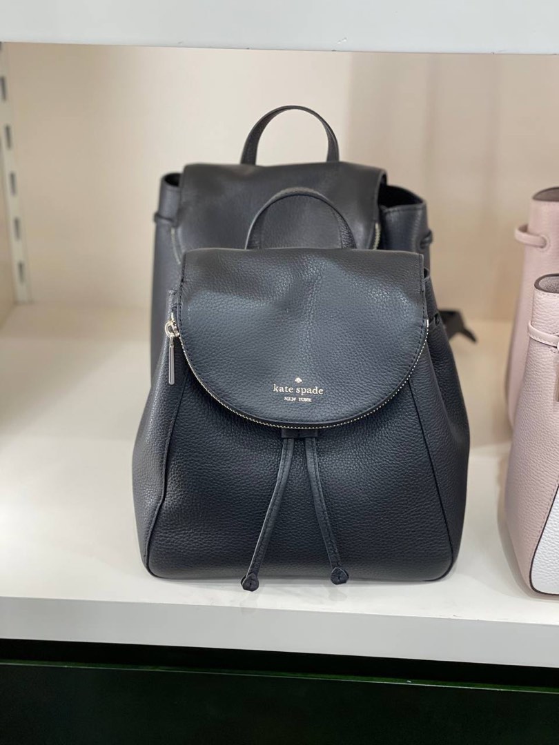 Leila medium flap nylon backpack best sale