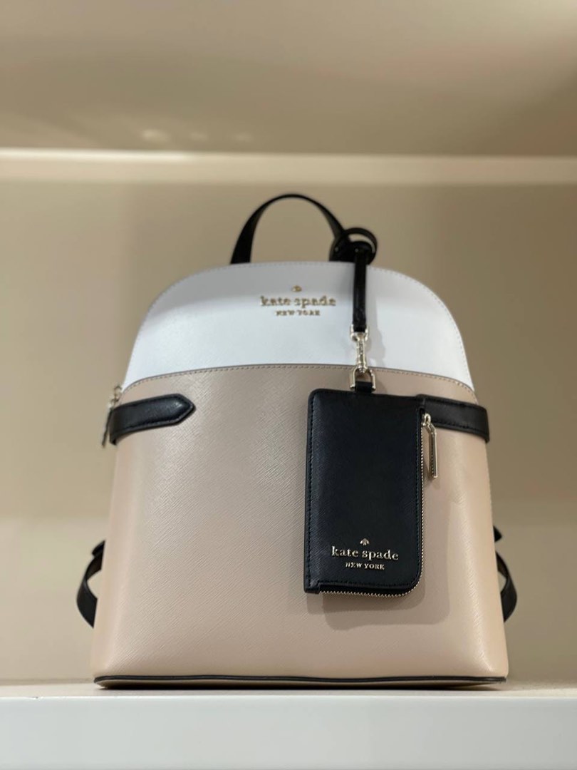 Kate Spade Staci Dome Backpack and Lanyard Bundle, Luxury, Bags & Wallets  on Carousell