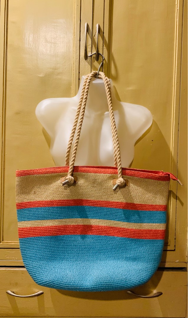 Kelly & Katie hand Woven tote bag, Women's Fashion, Bags & Wallets ...