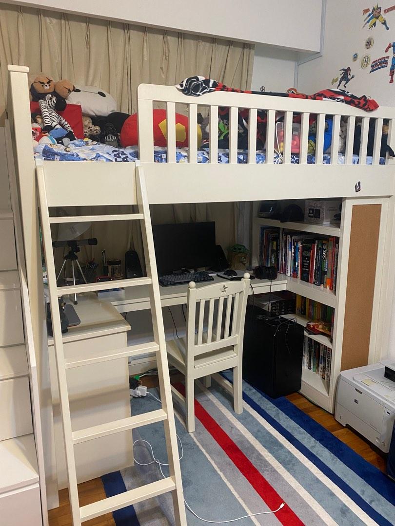 Kids Bunk / Desk Combo, Furniture & Home Living, Furniture, Bed Frames