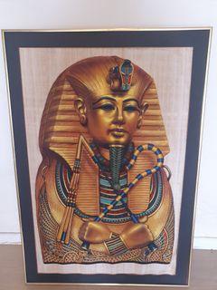 King Tutankhamun painting