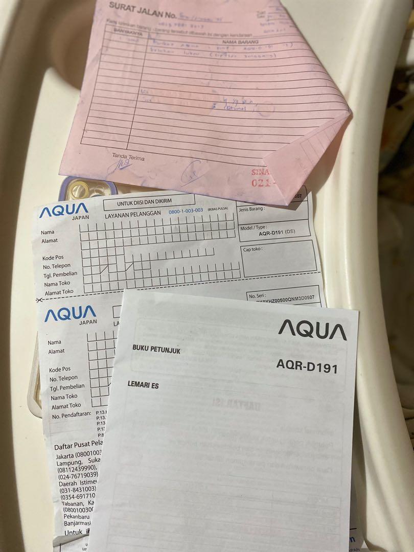 Kulkas Aqua 1 Pintu (AQR D191), Kitchen & Appliances di Carousell