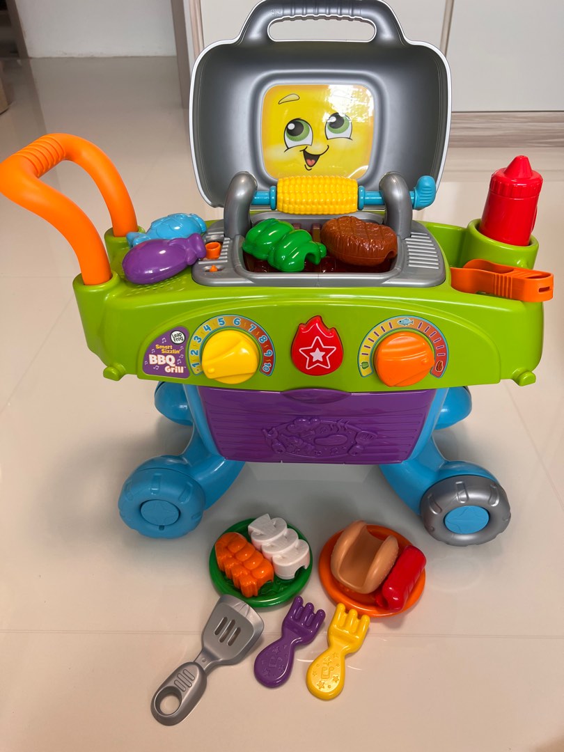 LeapFrog Smart Sizzlin' BBQ Grill, Babies & Kids, Infant Playtime on ...