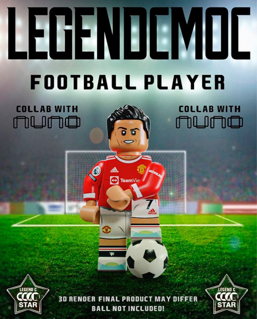 Lego man shop utd ball