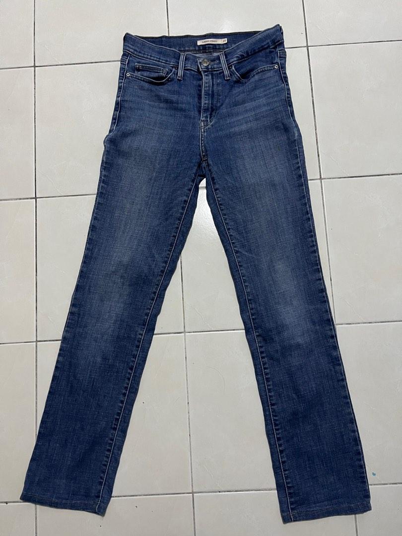 Levi's slimming straight jeans, Women's Fashion, Bottoms, Jeans & Leggings  on Carousell