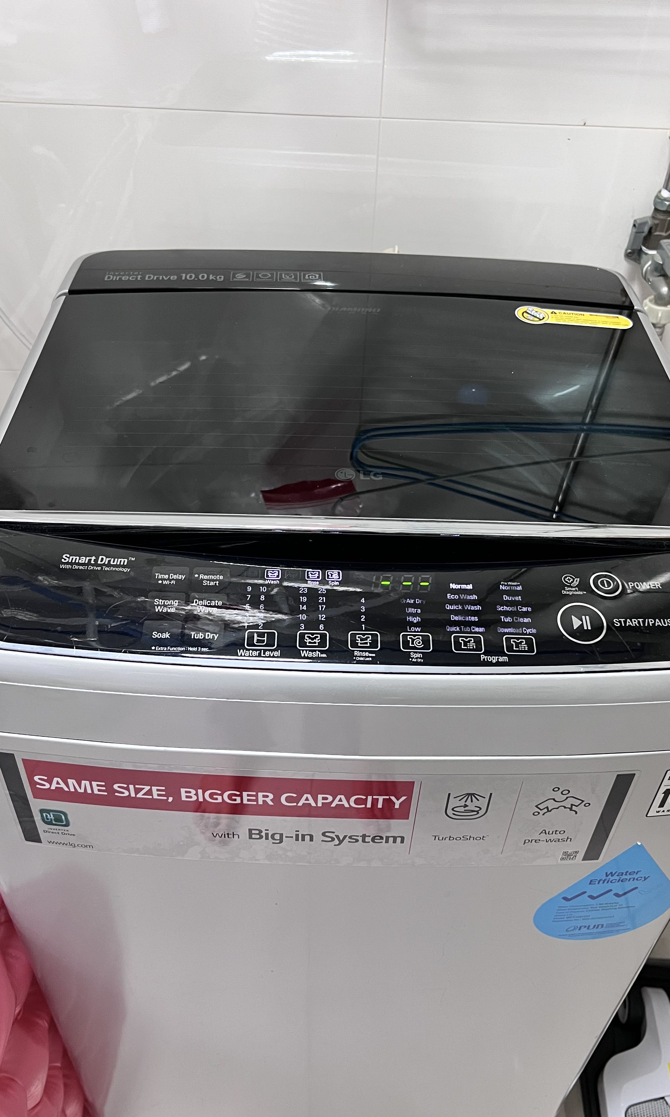 10kg LG direct drive washing machine 10kg, TV & Home Appliances